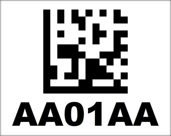 4x5 2D Barcode