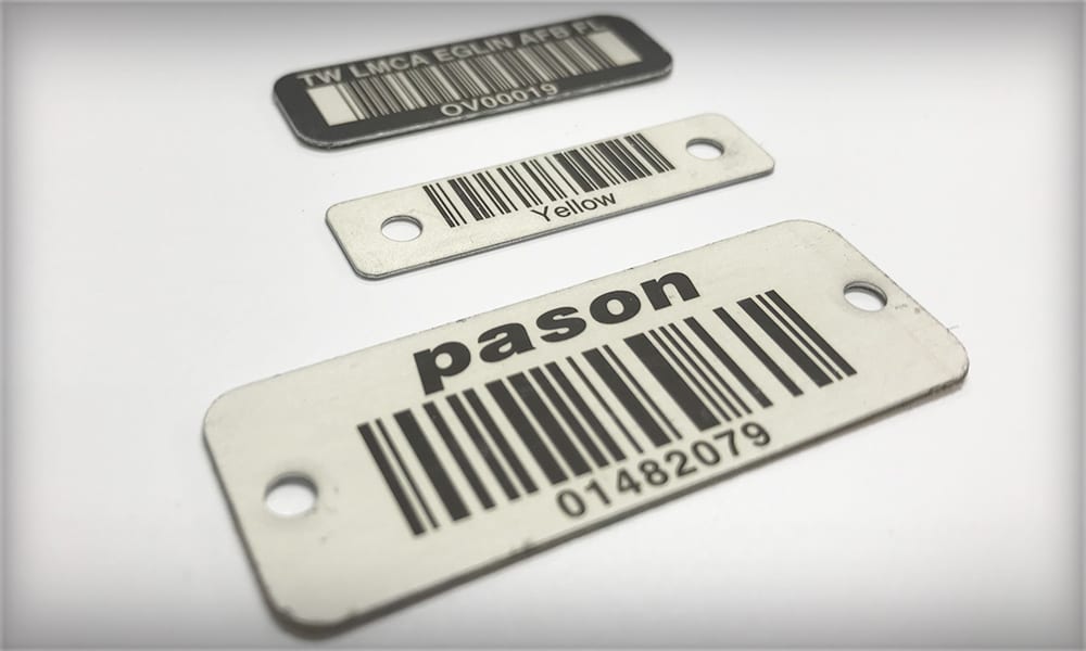 Durable Metal Barcodes